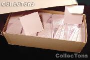 500 2x2 White Paper Coin Envelopes