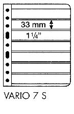 Lighthouse VARIO 7S Stamp Stock Pages -5 Pages