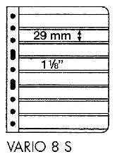 Lighthouse VARIO 8S Stamp Stock Pages -5 Pages