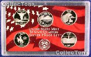 2007 SILVER QUARTER PROOF SET * 5 Coin U.S. Mint Proof Set