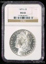 1879-S Morgan Silver Dollar in NGC MS 63