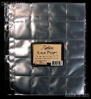 5 BCW 20-Pocket Archival Pages for 2x2 Holders