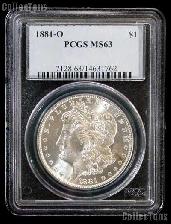 1881-O Morgan Silver Dollar in PCGS MS 63