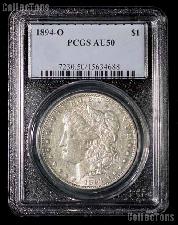 1894-O Key Date Morgan Silver Dollar in PCGS AU 50