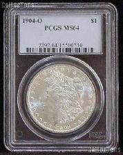 1904-O Morgan Silver Dollar in PCGS MS 64