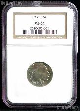 1931-S Buffalo Nickel in NGC MS 64