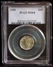 1926 Mercury Dime in PCGS MS 64