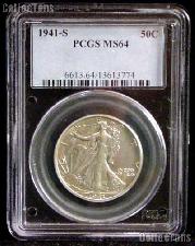 1941-S Walking Liberty Half Dollar in PCGS MS 64