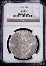 1885 Morgan Silver Dollar - NGC MS 63