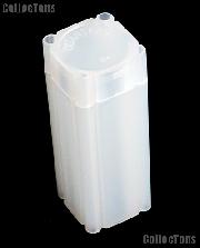 Coin Tube for QUARTERS by Numis Square Plastic Coin Tube for 40 Quarters