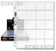 20 BCW Pro 20-Pocket Archival Coin Pages for 2x2 Holders (BCW PRO20T)