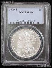 1879-S Morgan Silver Dollar in PCGS MS 66