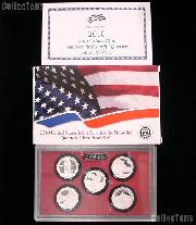 2010 SILVER QUARTER PROOF SET * 5 Coin U.S. Mint Proof Set