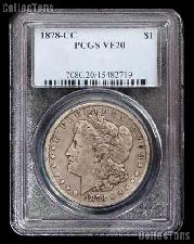 1878-CC Morgan Silver Dollar in PCGS VF 20