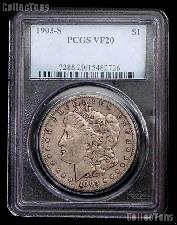 1903-S Morgan Silver Dollar in PCGS VF 20
