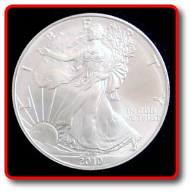 2010 American Silver Eagle Dollar Coin