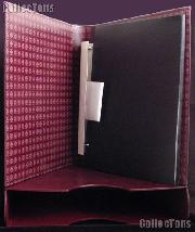 Currency Album for Graded Currency Set Lighthouse Classic GRANDE w/ Binder & Slipcase in Red & Graded Currency Pages