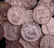 Franklin Silver Half Dollar Rolls - 20 Coins $10 Face
