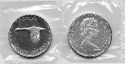 1967 BU Canada Silver Dollar in Original Mint Cello