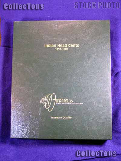 Intercept Shield Indian Head Cents Album #A10