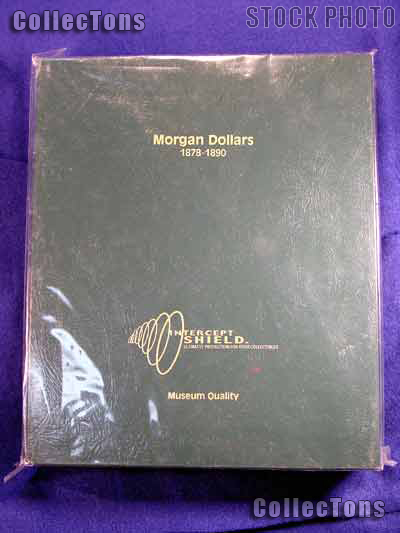 Intercept Shield Morgan Dollars 1878-1890 Album #A120