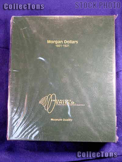 Intercept Shield Morgan Dollars 1891-1921 Album #A130