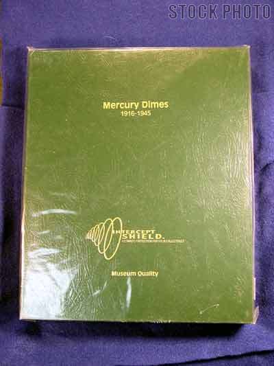 Intercept Shield Mercury Dimes Album #A50