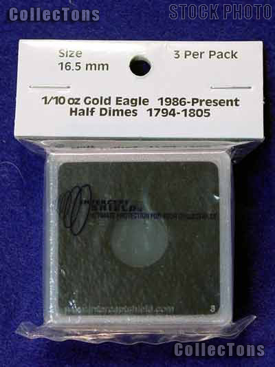 3 Intercept Shield 2x2 Coin Holders for 16.5mm Coins