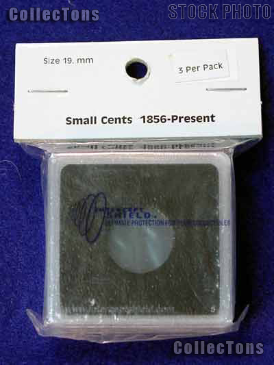 3 Intercept Shield 2x2 Coin Holders for 19mm Coins
