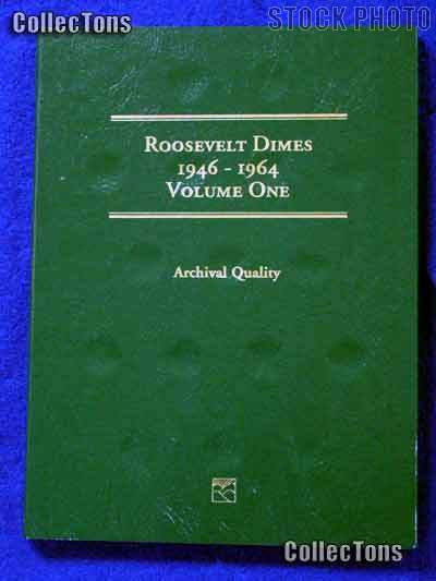 Roosevelt Dimes 1946-1964 Coin Folder LCF21 by Littleton