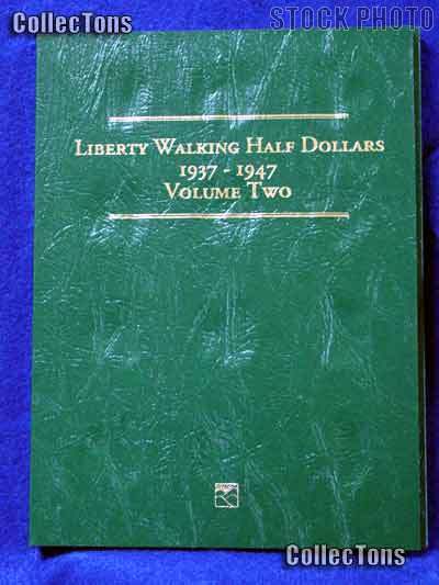 Liberty Walking Half Dollars $ 1937-1947 Coin Folder Littleton LCF10 New 