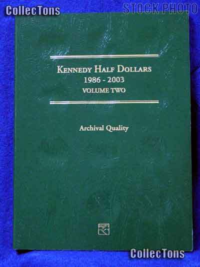 Littleton Kennedy Half Dollars 1986-03 Coin Folder LCF8