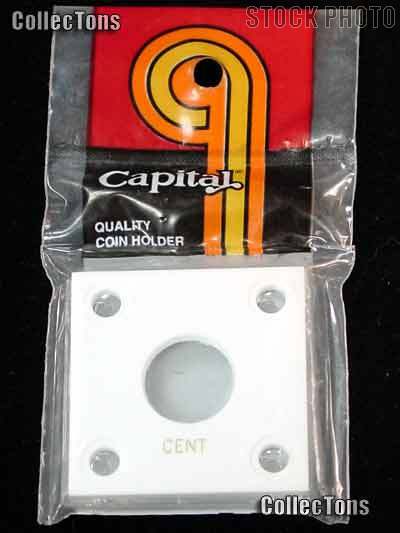 Capital Plastics 2x2 Holder - CENT in White