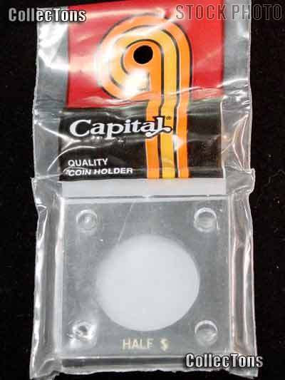 Capital Plastics 2x2 Holder - HALF DOLLAR in Black