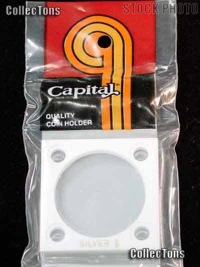 Capital Plastics 2x2 Holder - SILVER DOLLAR in White