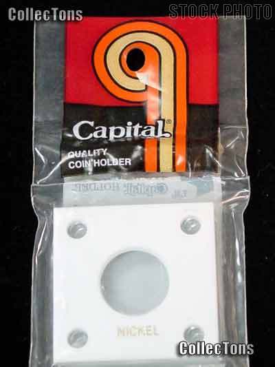 Capital Plastics 2x2 Holder - NICKEL in White