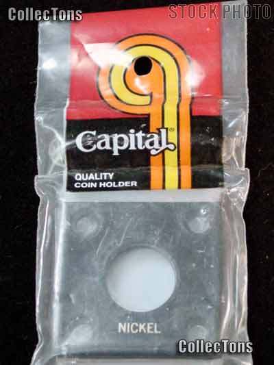 Capital Plastics 2x2 Holder - NICKEL in Black