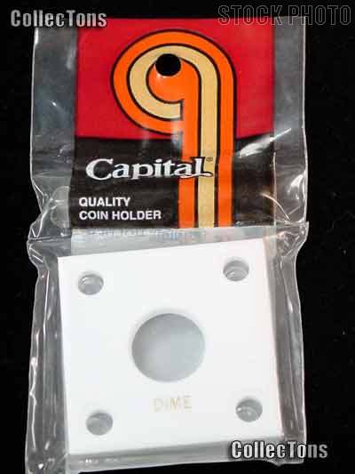 Capital Plastics 2x2 Holder - DIME in White