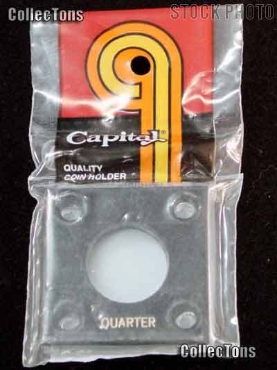 Capital Plastics 2x2 Holder - QUARTER in Black