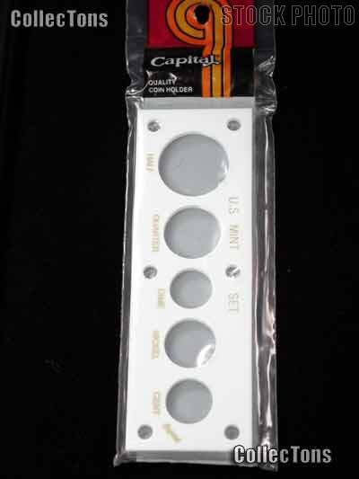 Capital Plastics 2x6 Holder - US MINT SET in White