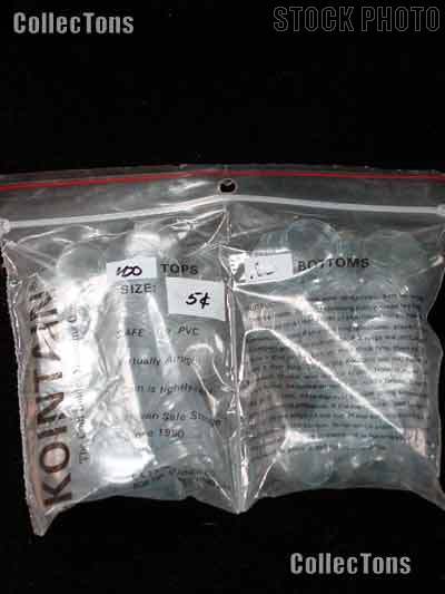 100 Kointain Museum Quality Coin Holders for NICKELS