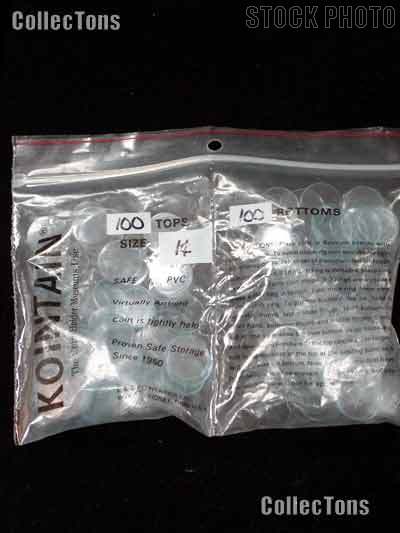 100 Kointain Museum Quality Coin Holders for CENTS