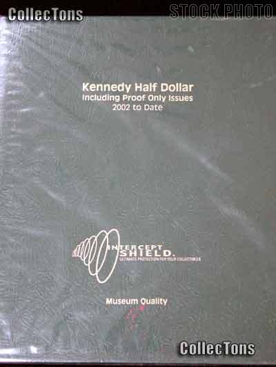 Intercept Shield Kennedy Half Dollars 02-Dt Album #A115