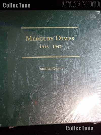 Littleton Mercury Dimes 1916-1945 Album LCA2