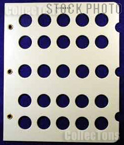 Littleton Blank Album Page for Nickels