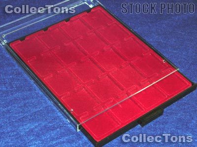 Lighthouse Coin Case for 2x2 & QUADRUM Holders MB20M Red