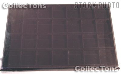 Horizontal Coin Tray for 2x2 Coin Holders in Black