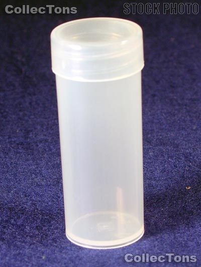 Harris Round Polypropylene Coin Tube for 40 QUARTERS