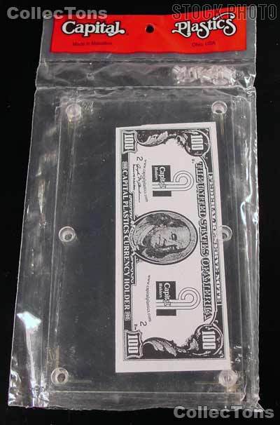 Capital Plastics Modern Currency Bill Holder