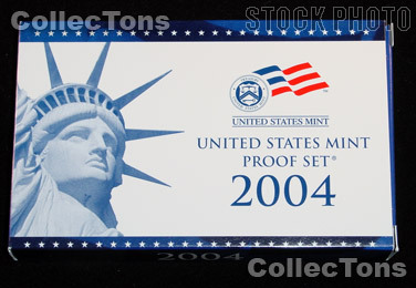 2004 U.S. Mint Proof Set OGP Replacement Box and COA